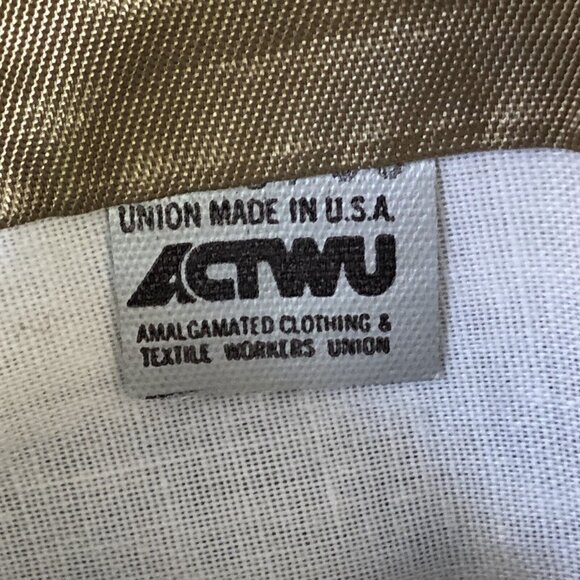 Vintage Golden Eagle Sports Coat Mens 40R Tan Taupe Wool? Classic USA Union Made - Picture 11 of 12